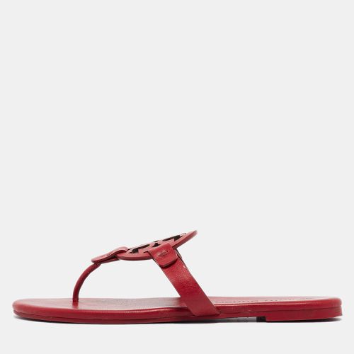 Tory Burch Red Leather Miller Flats Size 38 - Tory Burch - Modalova