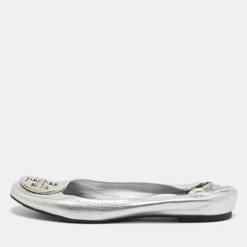 Tory Burch Silver Leather Ballet Flats Size 39.5 - Tory Burch - Modalova