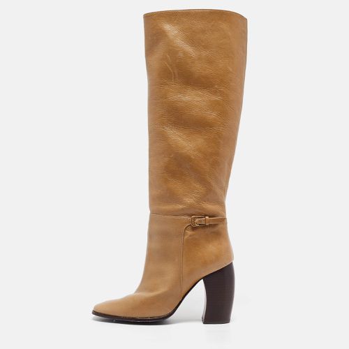 Tory Burch Brown Leather Knee Length Boots Size 38 - Tory Burch - Modalova