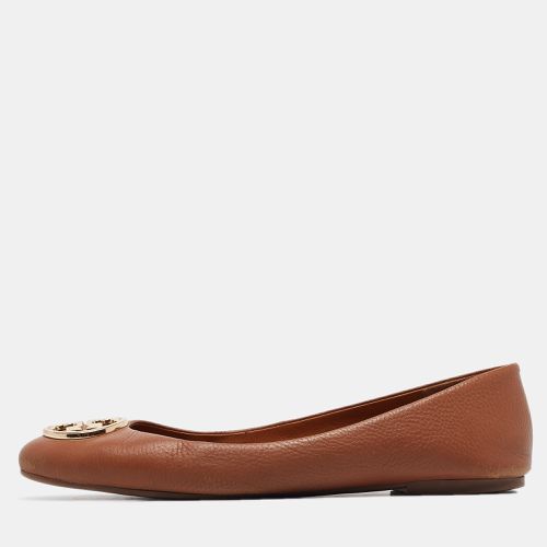 Tory Burch Brown Leather Chelsea Ballet Flats Size 39.5 - Tory Burch - Modalova