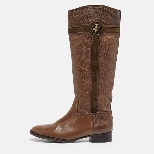 Tory Burch Brown Leather Knee Length Boots Size 41.5 - Tory Burch - Modalova