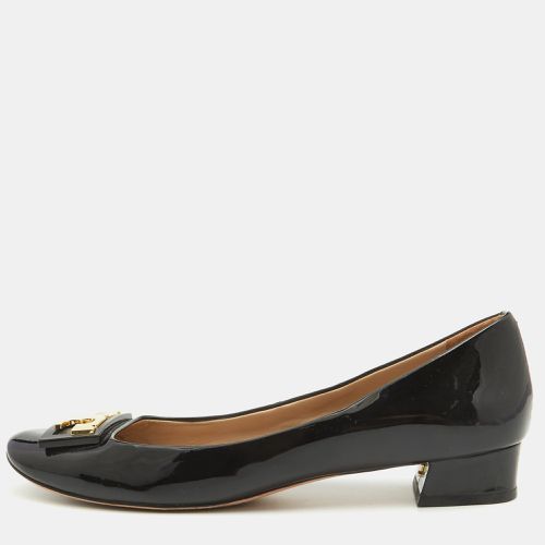 Tory Burch Black Patent Leather Gigi Rounded Toe Pumps Size 40 - Tory Burch - Modalova