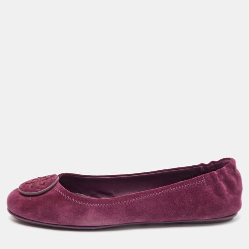 Tory Burch Purple Suede Minnie Travel Ballet Flats Size 39 - Tory Burch - Modalova