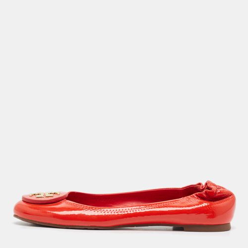 Patent Leather Reva Scrunch Ballet Flats Size 38.5 - Tory Burch - Modalova