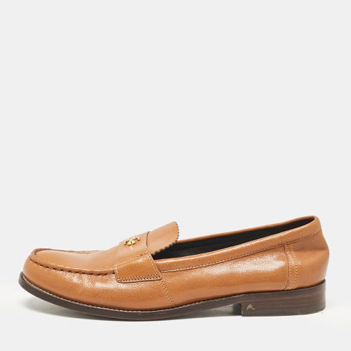 Leather Classic Logo Plaque Loafers Size 39 - Tory Burch - Modalova