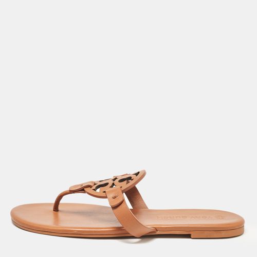 Leather Miller Thong Sandals Size 39 - Tory Burch - Modalova