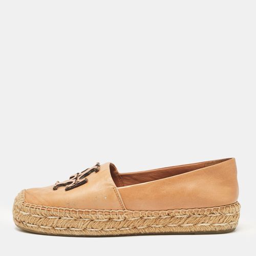 Leather Ines Espadrille Flats Size 38 - Tory Burch - Modalova