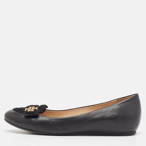 Tory Burch Black Leather and Suede Leila Loafers Size 37.5 - Tory Burch - Modalova