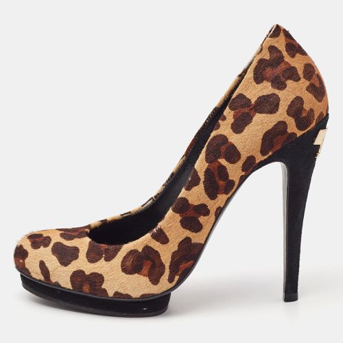 Tory Burch Brown Leopard Print Round Toe Pumps Size 40.5 - Tory Burch - Modalova