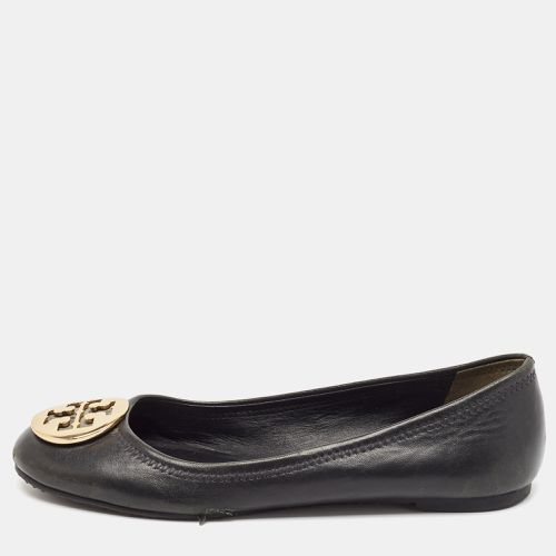 Tory Burch Black Leather Reva Ballet Flats Size 38.5 - Tory Burch - Modalova