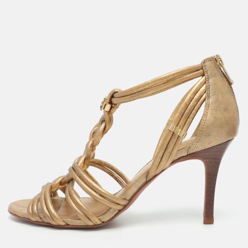 Size 38.5 Leather Ankle Strap Sandals - Tory Burch - Modalova
