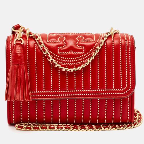 Tory Burch Red Leather Small Fleming Crossbody Bag - Tory Burch - Modalova