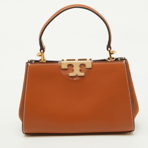 Tory Burch Brown Leather Mini Eleanor Satchel - Tory Burch - Modalova