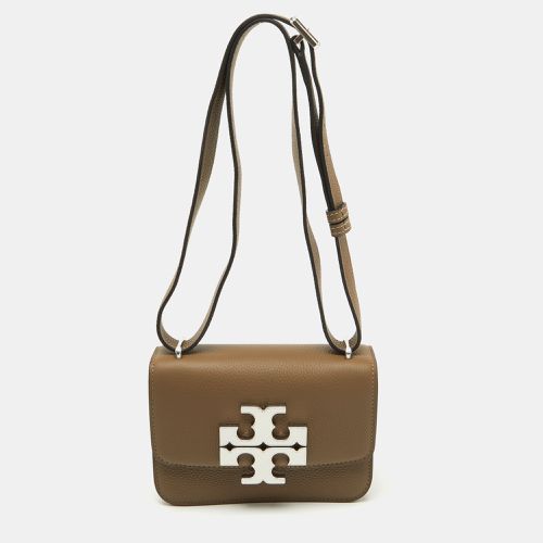 Tory Burch Taupe Grey Leather Small Eleanor Convertible Shoulder Bag - Tory Burch - Modalova