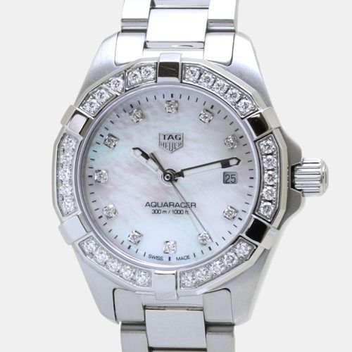 Stainless Steel Aquaracer WBD1415.BA0741 Quartz Women's Wristwatch 27 mm - Tag Heuer - Modalova