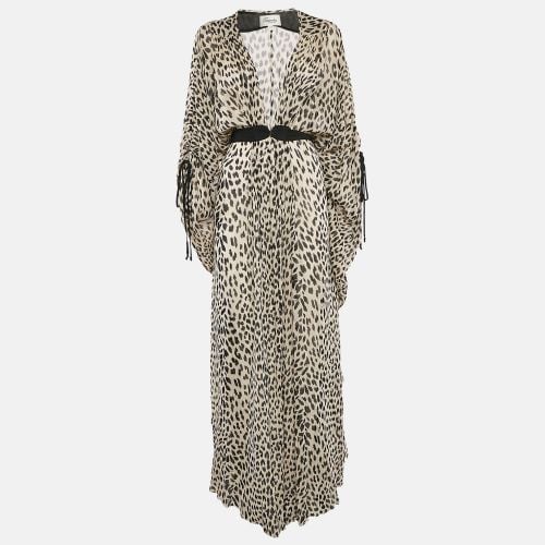 Temperley London Animal Print Crepe Kaftan Dress M - Temperly london - Modalova