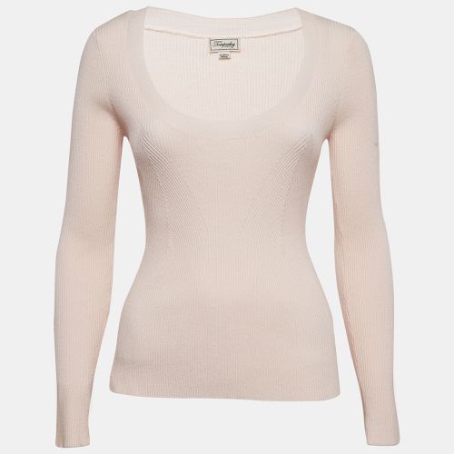 Rib Knit Round Neck Sweater M - Temperly london - Modalova