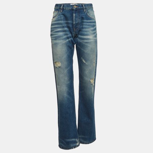 Washed Denim Distressed Jeans S Waist 27" - The Attico - Modalova