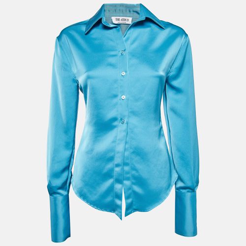 The Attico Blue Buttoned Front Shirt S - The Attico - Modalova