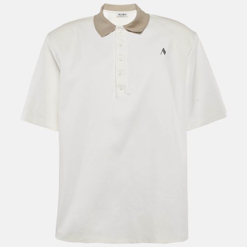 The Attico White Cotton Delice Polo T-Shirt M - The Attico - Modalova
