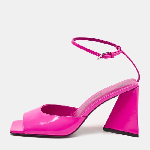 The Attico Pink Leather Ankle Strap Sandals Size 40 - The Attico - Modalova