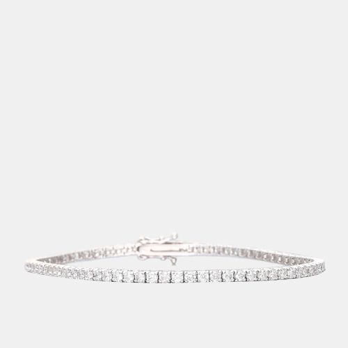 K White Gold Diamond 0.03 ct. (each) Tennis Bracelet - The Diamond Edit - Modalova