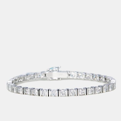 K White Gold 7.1 ct Diamond Bracelet - The Diamond Edit - Modalova