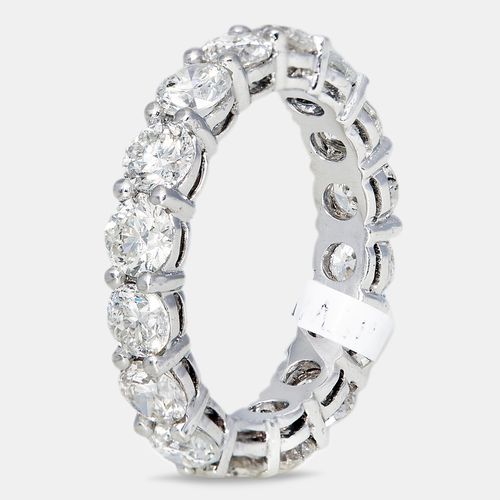 K White Gold 4 ct Diamond Bracelet EU 53 - The Diamond Edit - Modalova