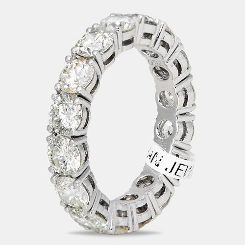 K White Gold 5 ct Diamond Ring EU 54 - The Diamond Edit - Modalova