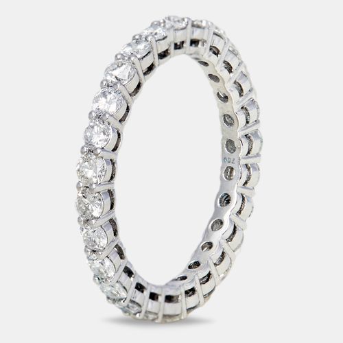 K White Gold 3 ct Diamond Ring EU 53 - The Diamond Edit - Modalova