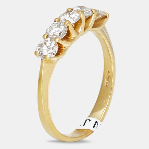 K Yellow Gold 0.96 ct Diamond Ring EU 54 - The Diamond Edit - Modalova