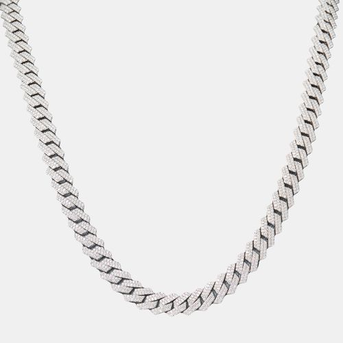 K White Gold 16.5 ct Diamond Necklace - The Diamond Edit - Modalova