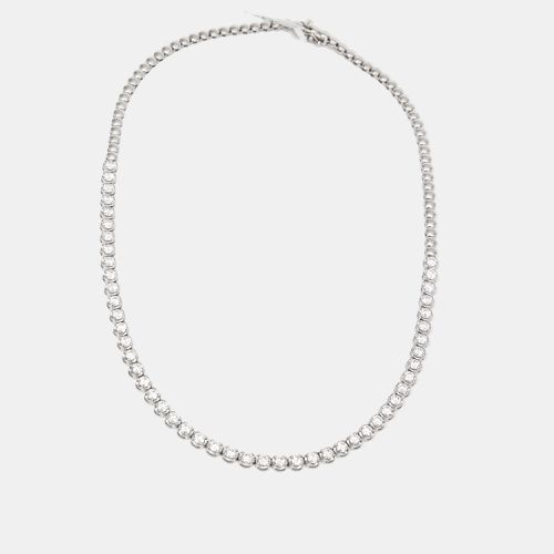 Classy Diamonds 6.96 cts 18k White Gold Necklace - The Diamond Edit - Modalova