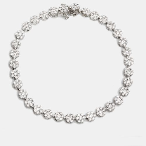 K White Gold Diamonds 4.05 cts Elegant Bracelet - The Diamond Edit - Modalova