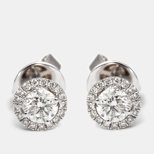 Daily Wear Diamond 0.52 cts 18k Gold Stud Earrings - The Diamond Edit - Modalova