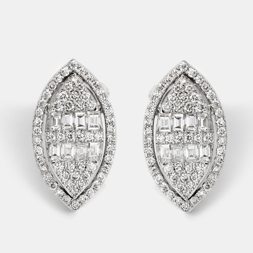 Dazzling Diamond 0.72 ct 18k Gold Stud Earrings - The Diamond Edit - Modalova