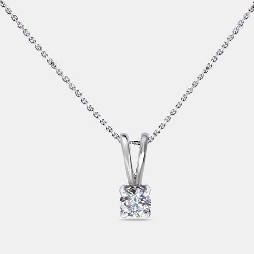 Lab Grown Diamond 0.33 ct Gold Pendant Necklace - The Diamond Edit - Modalova