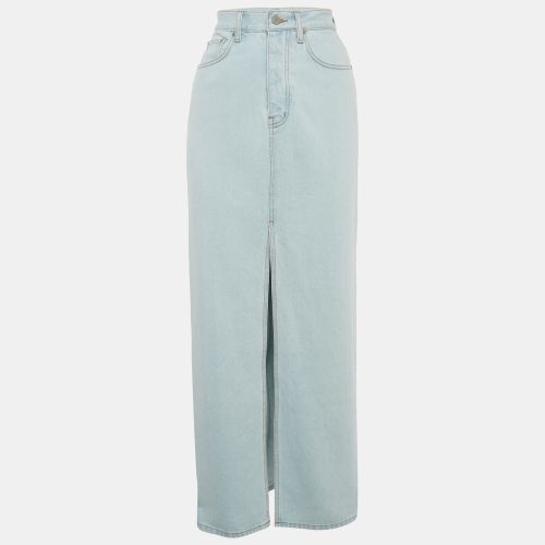 The Frankie Shop Blue Denim Slit Detail Maxi Skirt S - The Frankie Shop - Modalova