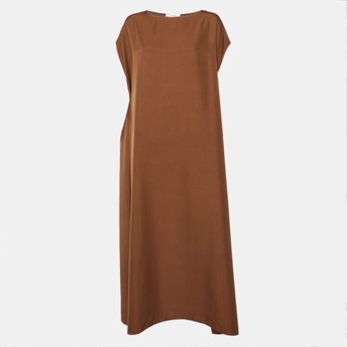 The Row Brown Silk Sleeveless Midi Dress S - The Row - Modalova