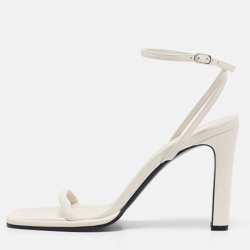 The Row White Leather Ankle Strap Sandals Size 40 - The Row - Modalova