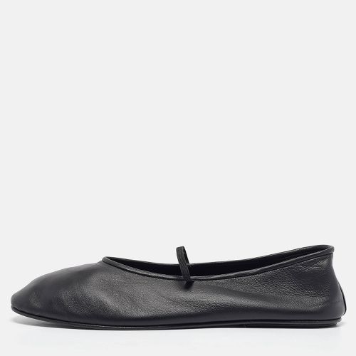 The Row Black Leather Elastic Ballet Flats Size 40.5 - The Row - Modalova