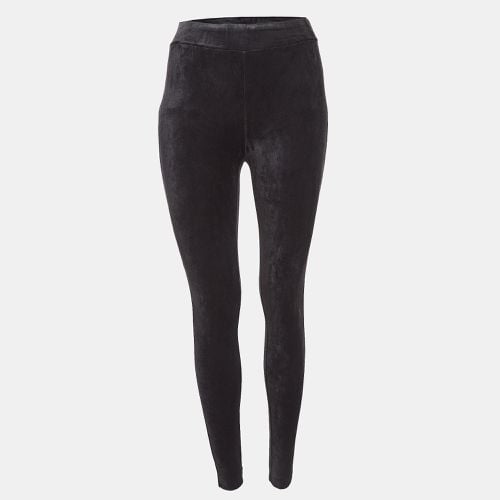 Theory Black Velvet Knit Leggings S - Theory - Modalova