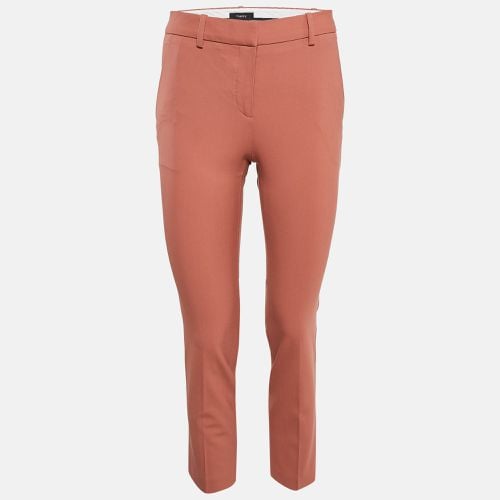 Theory Pink Traceable Wool Treeca Pants XS - Theory - Modalova