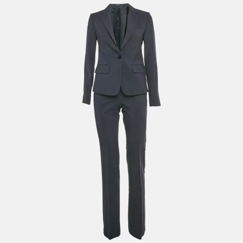 Theory Navy Blue Wool Pants Suit Set S - Theory - Modalova