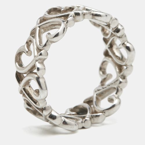 Tiffany & Co. Paloma Picasso Loving Heart Sterling Silver Band Ring - Tiffany & Co. - Modalova