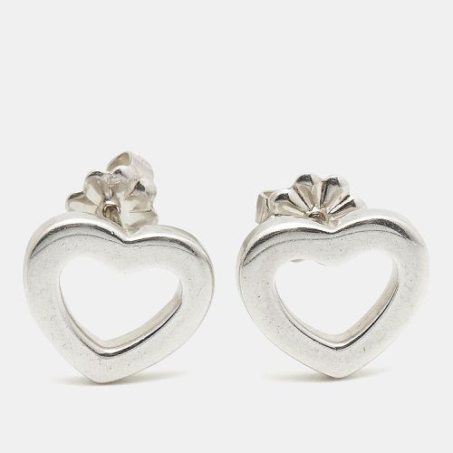 Tiffany & Co. Open Heart Silver Stud Earrings - Tiffany & Co. - Modalova