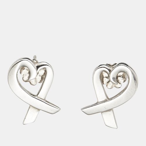 Tiffany & Co. Paloma Picasso Loving Heart Sterling Silver Earrings - Tiffany & Co. - Modalova