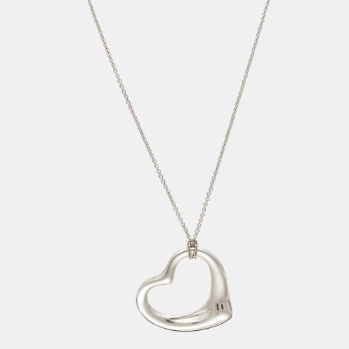 Tiffany & Co. Elsa Peretti Open Heart Sterling Silver Large Model Necklace - Tiffany & Co. - Modalova