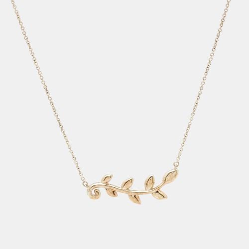 Tiffany & Co. Paloma Picasso Olive Leaf Sterling Silver Necklace - Tiffany & Co. - Modalova