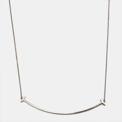 Tiffany & Co. T Smile Sterling Silver Large Necklace - Tiffany & Co. - Modalova